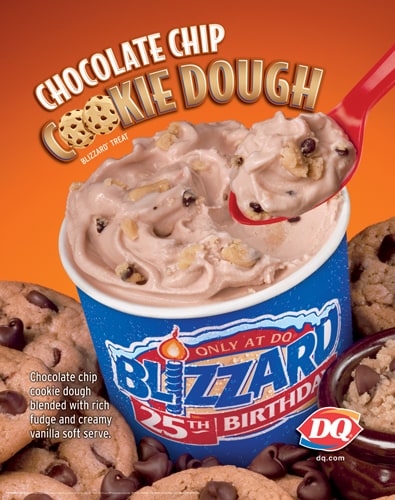 Chocolate Chip Cookie Dough Blizzard®