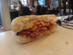 Bacon Butty (Bacon Sandwich)