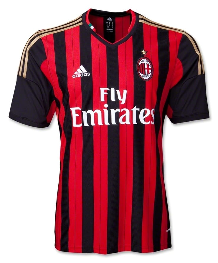 Ac Milan Home Jersey 13/14
