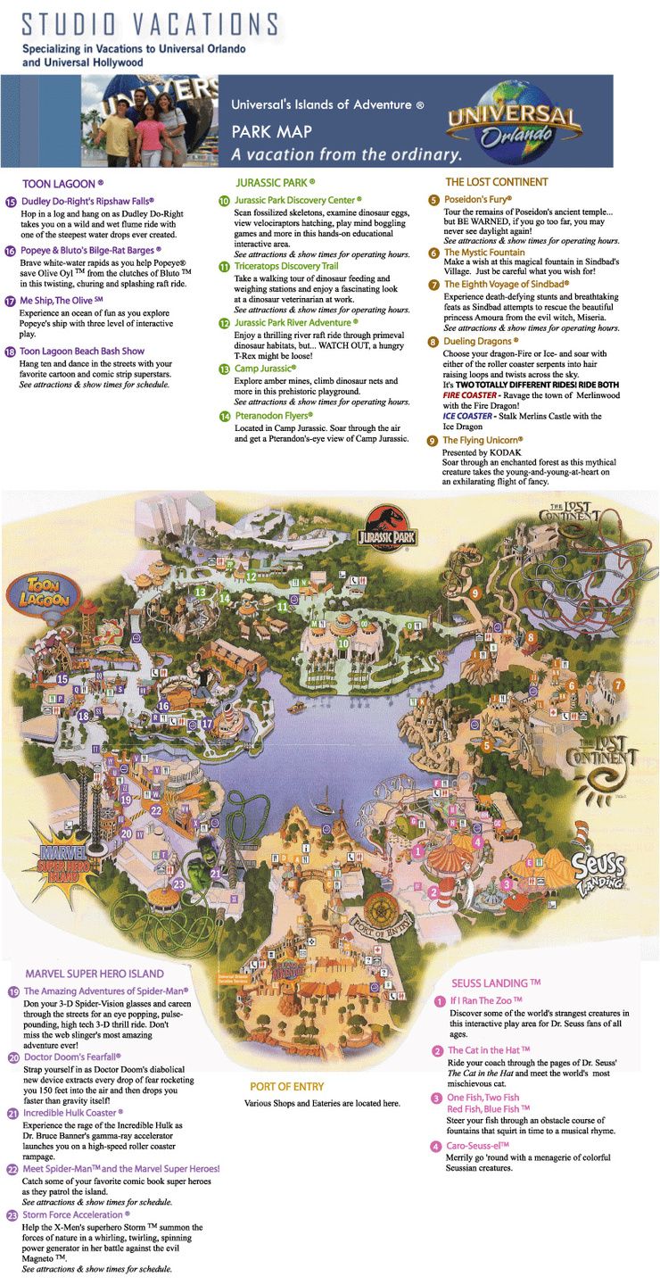 Universal's Islands of Adventure, Orlando, Florida