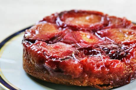 Plum Upside-Down-Cake