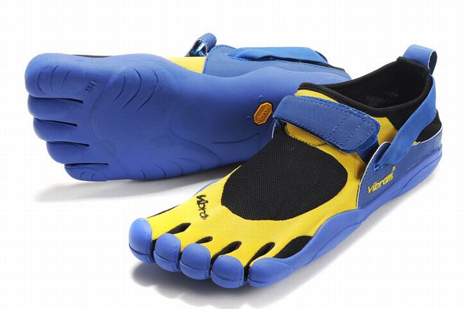Vibram Five Fingers Kso Yellow/Black/Varsity Royal Blue Men's