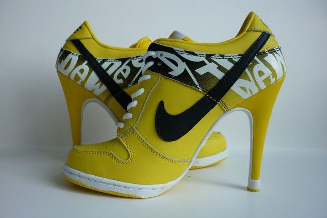 Nike Dunk SB Low Heels Yellow/White/Black 
