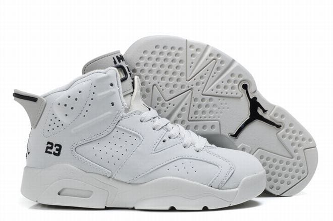 Air Jordan 6 Retro White Kids's