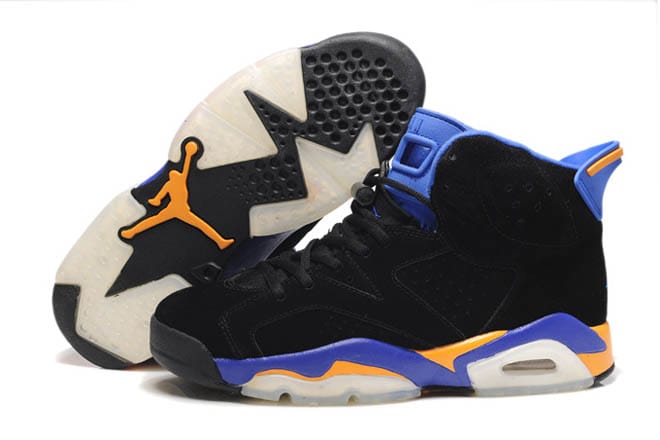 blue and orange jordan 6