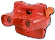 Classic Viewmaster Viewer 3D Model L in RED