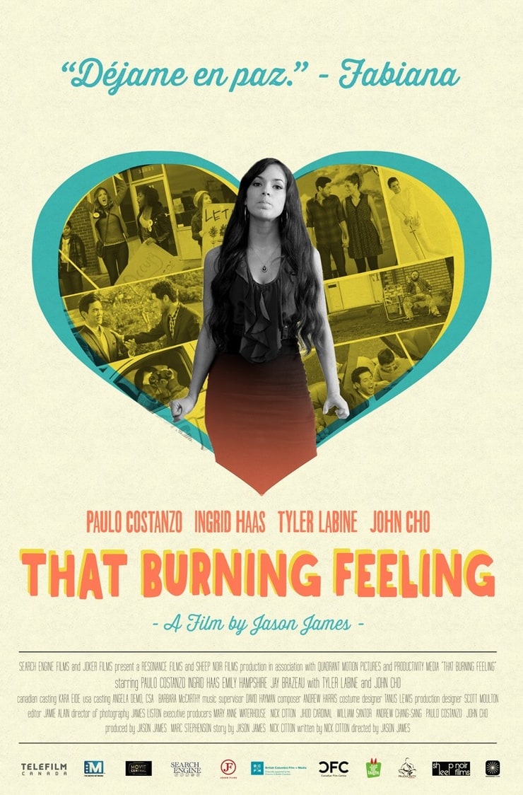 Feel burn. Burning feeling. Весомое чувство фильм 2013 Постер.