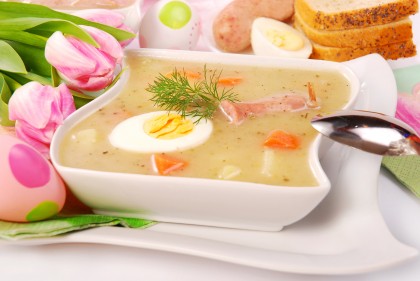 Sour rye soup Sour rye soup