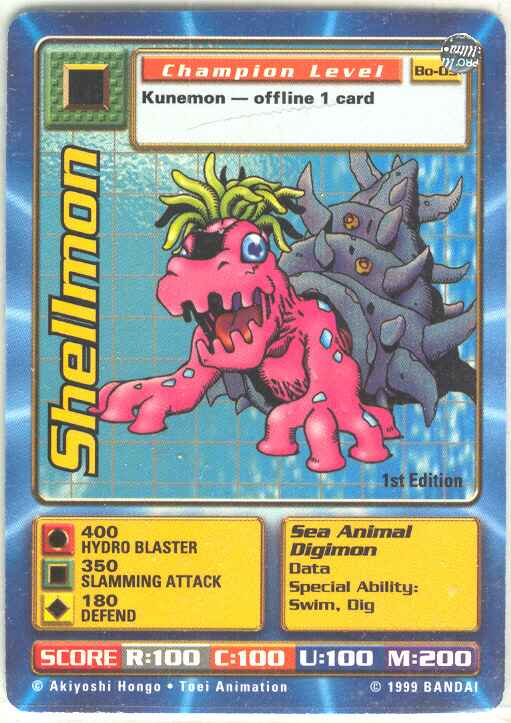 Digimon Digi-battle: Shellmon (Bo-09)
