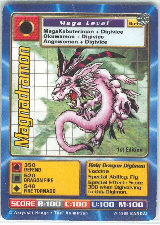 Digimon Digi-battle: Magnadramon (Bo-17)