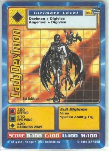 Digimon Digi-battle: LadyDevimon (Bo-22)