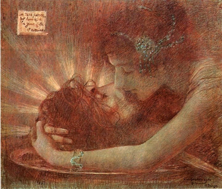 Lucien Lévy-Dhurmer: Salome (1896)