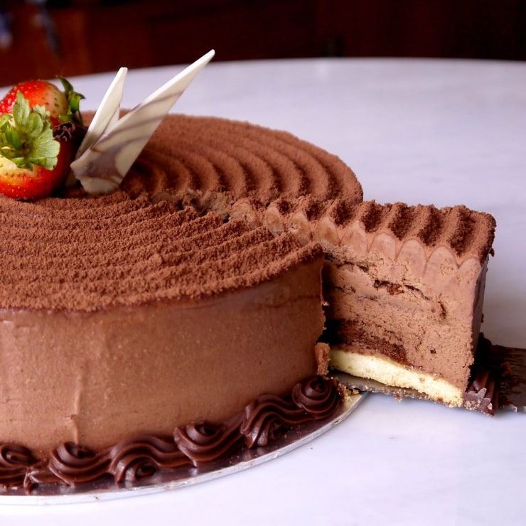 Belgian Chocolate Truffle Cheesecake