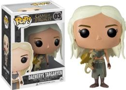 Game of Thrones Pop! Vinyl: Daenerys Targaryen Barnes and Nobel Exclusive White and Gold Dragon