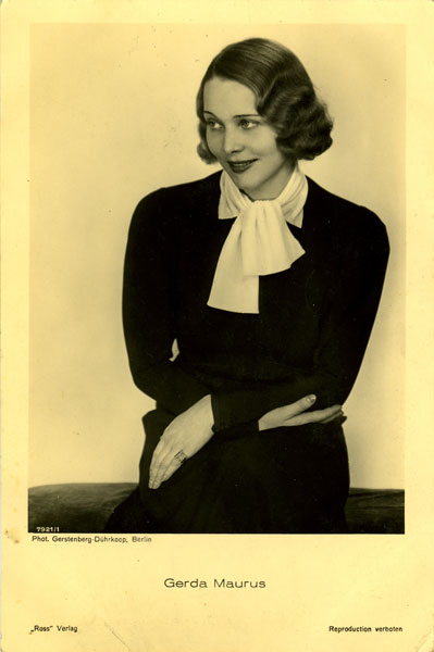 Gerda Maurus Gerda Maurus