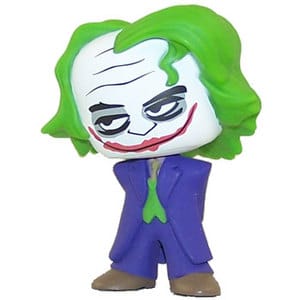 DC Universe Mystery Minis Series 1: The Dark Knight Joker (Standing Arms Down Mouth Closed)