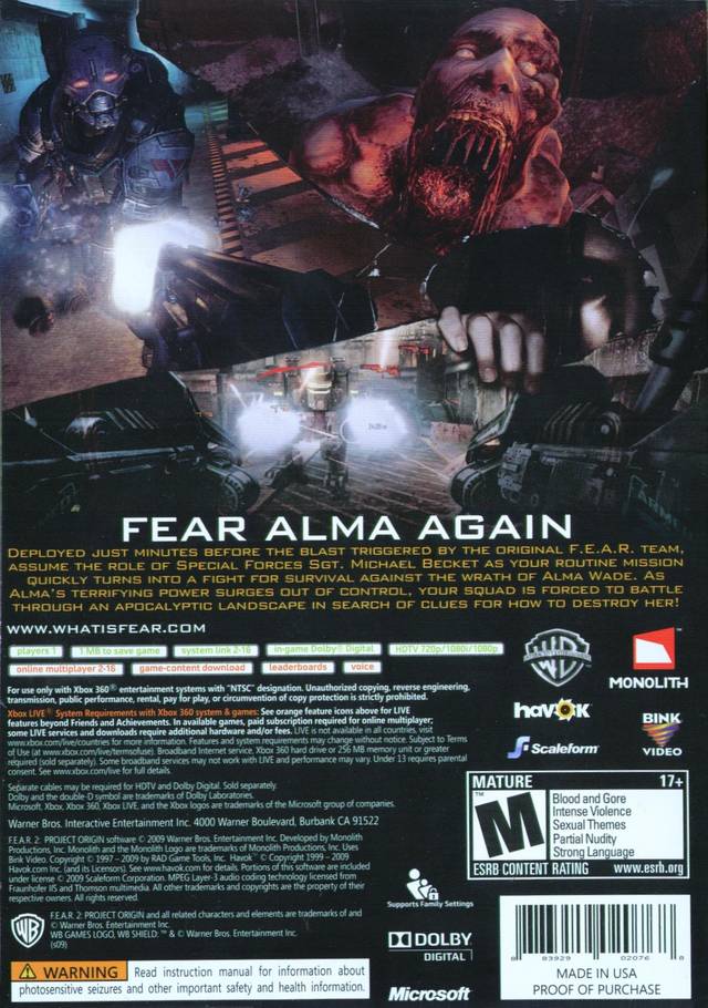 F.E.A.R. 2: Project Origin