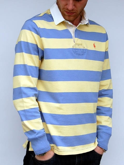 Yellow/Blue Rugby Shirt