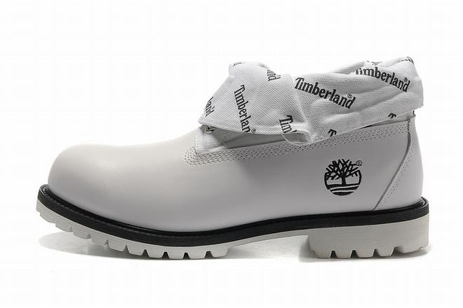 Picture of Timberland Roll Top Boots With The New White Fanmao Letters Mens