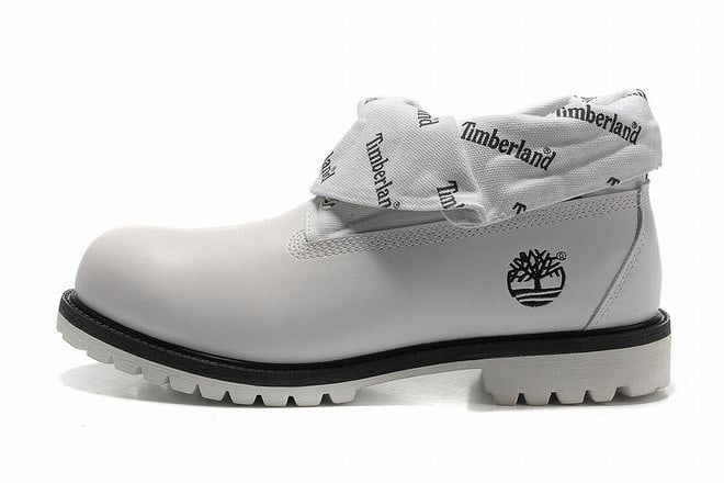 Timberland Roll Top Boots With The New White Fanmao Letters Mens