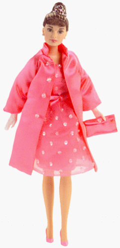 Audrey Hepburn in Breakfast at Tiffany's Pink PrincessTM Fashion