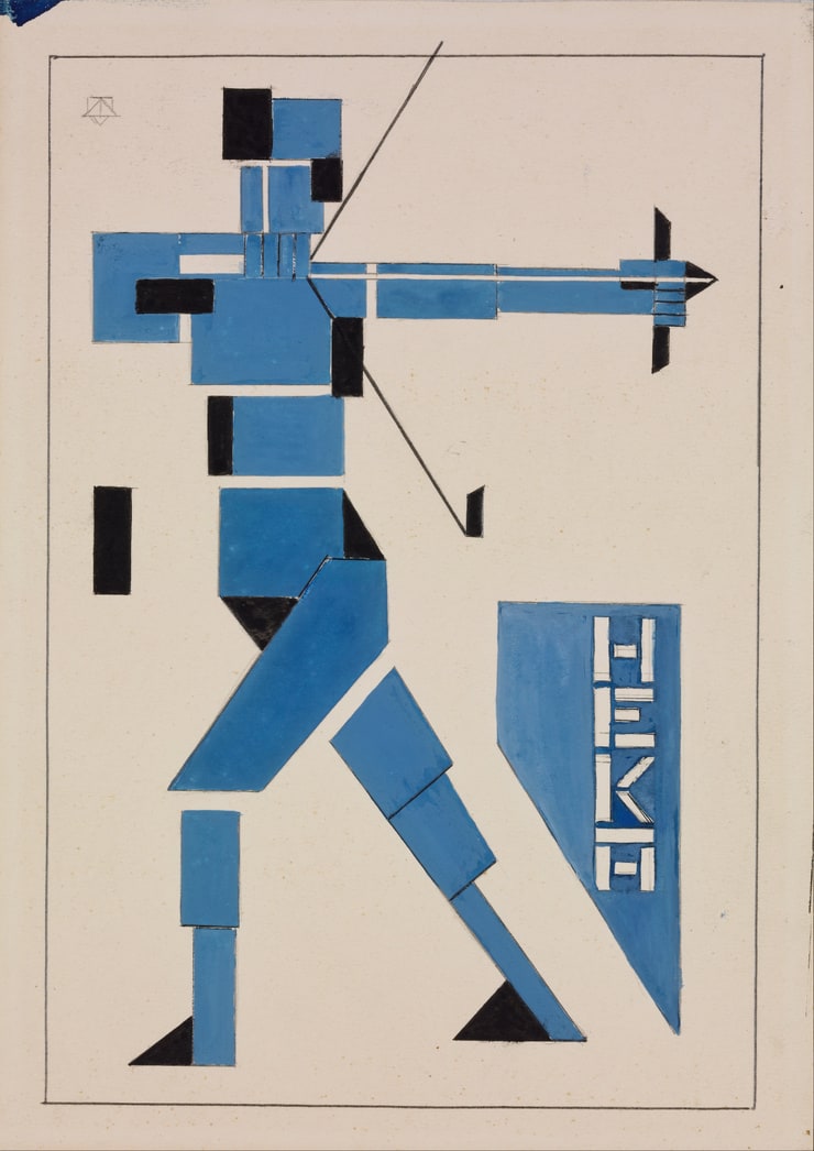 DOESBURG Theo van : The Archer, 1919
