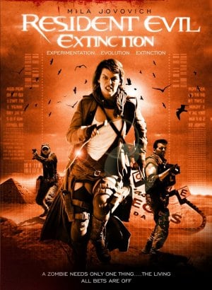 resident evil extinction movie poster