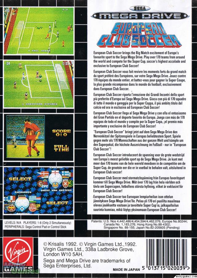 European Club Soccer