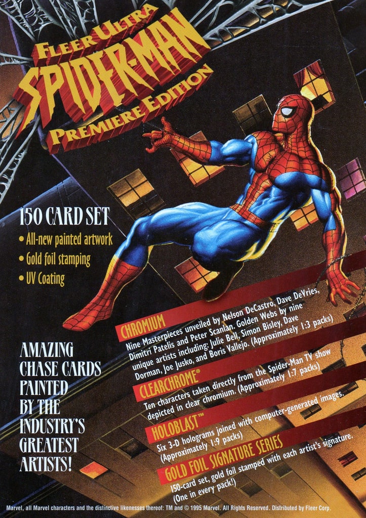 1995 Fleer Ultra Spider-Man Trading Cards