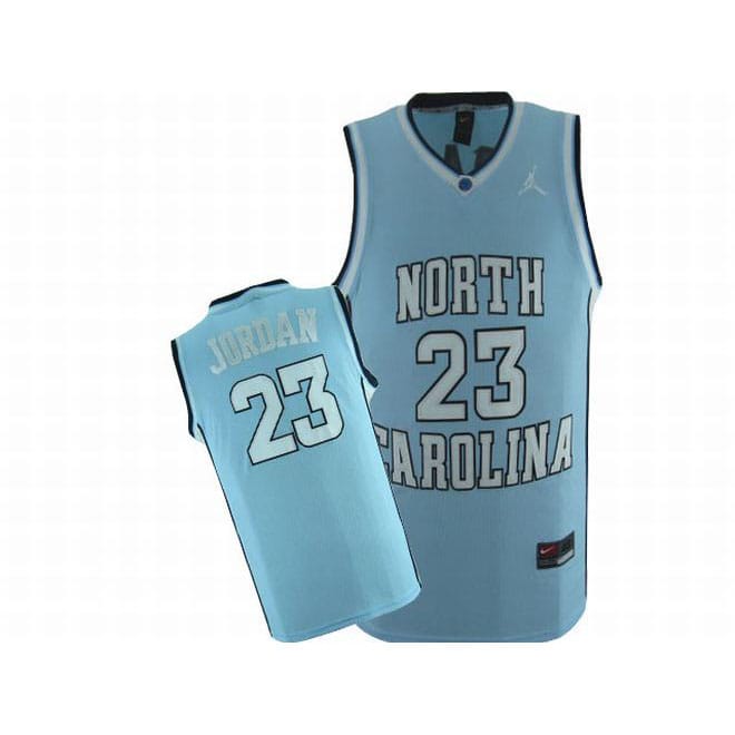 Nike Michael Jordan #23 Blue North Carolina Jersey