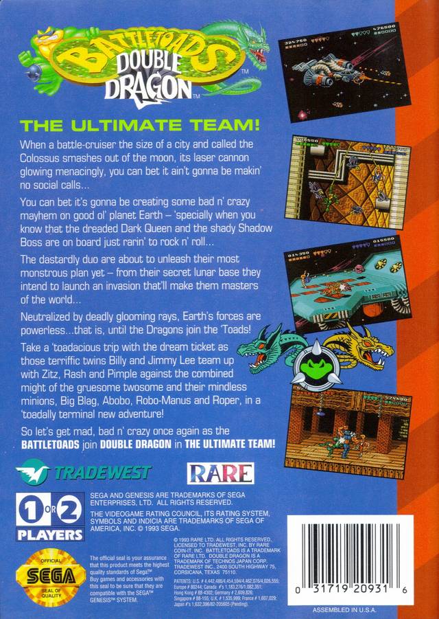 Battletoads & Double Dragon: The Ultimate Team