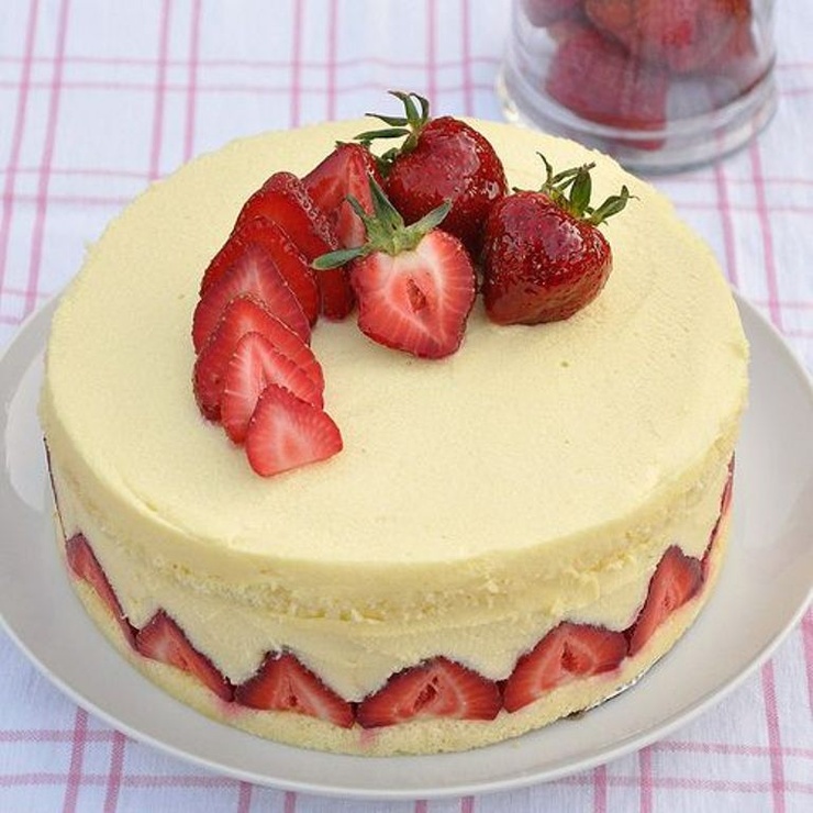 Fraisier Cake