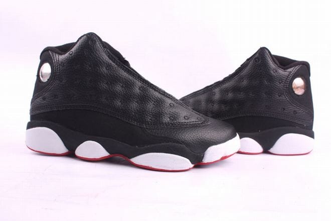 jordan xiii basketball shoes black white