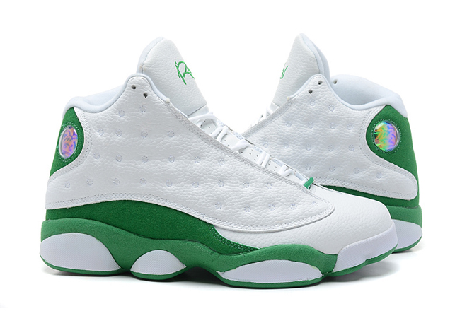 Heads Up: Ray Allen (3 Point Record Breaking) Custom Jordan 13 White Clover Release Online For Men (Updated Release Info)