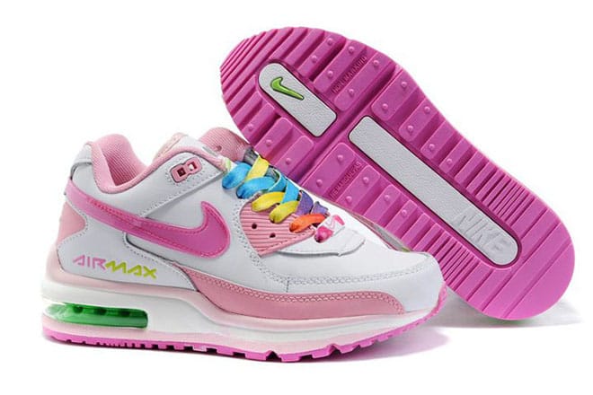 Womens Nike Air Max LTD 2 White Pink Color Running Shoe