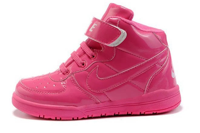 Air Force One Kids Leather Sneaker Hot Pink Nike