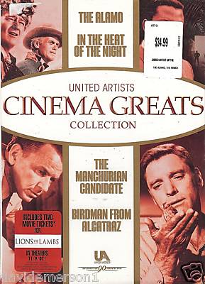 United Artists Cinema Greats Collection (The Alamo / In The Heat of the Night / The Manchurian Candi