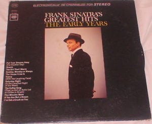 Record Frank Sinatra's Greatest Hits The Early Years