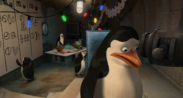 The Madagascar Penguins in a Christmas Caper