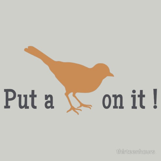 Put a bird on it!