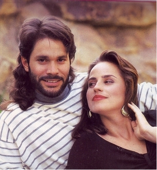 Peter Reckell and Crystal Chappell