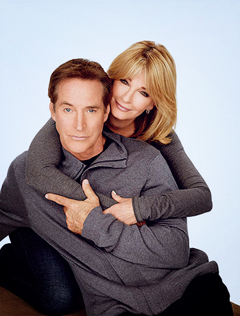 Drake Hogestyn and Deidre Hall