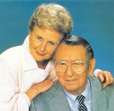 MacDonald Carey and Frances Reid
