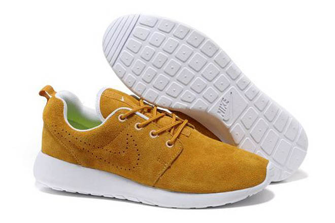 Nike Roshe Run Khaki White Mens Shoes