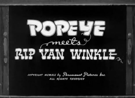 Popeye Meets Rip Van Winkle