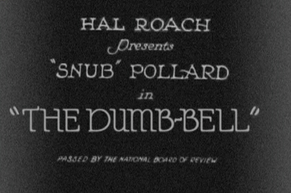 The Dumb-Bell