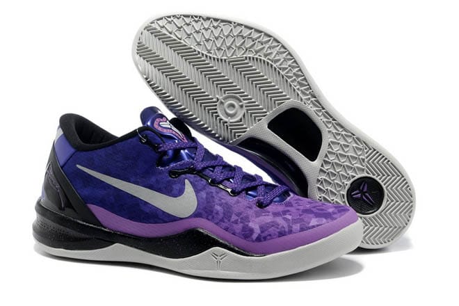 Nike Kobe 8 %u201CPlayoffs%u201DBryant Men Size Shoes With Court Purple/Purple Platinum/Black Blue Colors