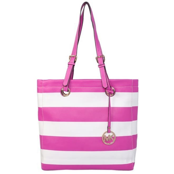 Michael Kors Jet Set Striped Travel Tote Bag