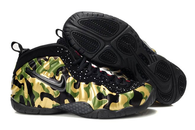 Nike Air Foamposites Pro Army Camo Men Shoes