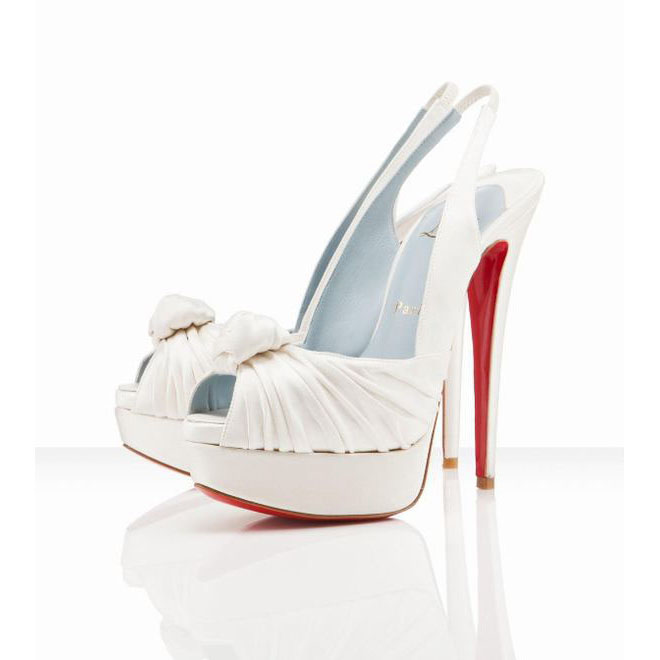 Christian Louboutin Jenny Slingback (Off White) Christian Louboutin Jenny Slingback (Off White)